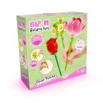 Canal Toys Bloom &ndash; Stylo Fleur &agrave; Construire pour Enfants de 6 Ans+ - Pack de 3 &ndash; Rose, Lotus et Marguerite - Id&eacute;e Cadeau &ndash; Encre paillet&eacute;e et parfum&eacute;e &ndash; BLM 002