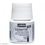 Pebeo Peinture Céramic 45 ml 10 - Blanc