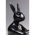 Kare Design Statue Gangster Rabbit Noir CREEK