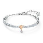 Swarovski BRACELET 5516544 - Bracelet blanc mini c?ur or Femme