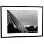 Paperflow Cadre photo contour alu noir plaque en plexiglas format 30 x 42 cm