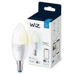 WIZ Ampoule LED Connect&eacute;e Wi-Fi, Flamme E14, Nuances de Blanc, 40W