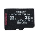 Kingston MicroSDHC Industrial C10 A1 carte pSLC Single Pack 32 Go