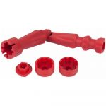 KS Tools Jeu de clés d'installation de siège de toilette 4pcs 123.0035