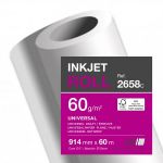 Clairefontaine Bobineaux papier jet d'encre Universel 914mm x 60m x 6