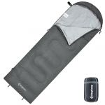 KingCamp Sac de Couchage Adulte et Enfant Sac de Couchage Compact Ultra Leger 3 Saisons Connectable pour Double Duvet Grand Froid pour Camping Hiking Trekking Randonnée Voyage Extérieur