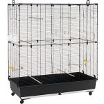 Ferplast PLANETA LARGE Voli&egrave;re Cage &agrave; Oiseaux PLANETA LARGE : Spacieuse cage m&eacute;tallique avec accessoires, id&eacute;ale pour