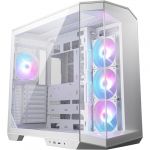 MSI MAG PANO 100R PZ White Bo&icirc;tier PC ATX - Compatible Installation Verticale de Carte Graphique, Support GPU, filtres &agrave; poussi&egrave;re, Cage de Stockage pivotante, Double Compartiment, USB Type-C 20 GB/s