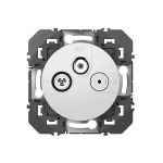 Legrand Prise TV &agrave; sorties multiples TV-R-SAT 1 c&acirc;ble Dooxie - Blanc - 600353