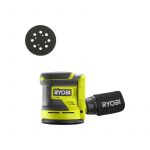 Ryobi Pack Ponceuse excentrique RROS18-0 - 18V OnePlus - Sans batterie ni chargeur - Plateau de pon&ccedil;age ROSP1A - 125 mm