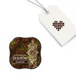 Art&eacute;mio Encre permanente StazOn - Marron ganache - encreur de 5,8 x 5,8 cm