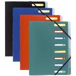 Exacompta Trieur Chromaline en polypropylène 8 compartiments (24 x 32 cm)