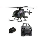 Amewi Hélicoptère militaire Hughes MD500 4 canaux 6G - RTF - gris