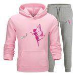 Jogging Enfant Fille Petite F&eacute;e Rose Gris (Npz)