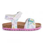 Geox B&eacute;b&eacute; Fille B Sandal Chalki Girl, Blanc Multicolore, 21 EU