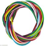 Graine Créative Sachet 12 fils scoubidous couleur vives