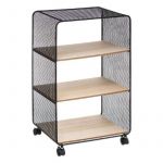 Étagère métal et bois 3 cases 5Five Noir