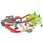 Hape E3764 - Railway bucket builder set - Circuit de train - Jeu En Bois