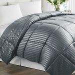 Couette Soft Luxe Grise - Tempérée 250 g/m² - Thermorégulatrice - 100% microfibre - 200 x 200 - Gris