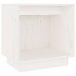 VidaXL Tables de chevet 2 pcs Blanc 40x30x40 cm Bois de pin solide