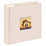 Walther design Fun ME-110-W Album Photo M&eacute;mo &agrave; Pochettes avec Couverture &agrave; Fen&ecirc;tre, Chamois, pour 200 Photos au Format 10 x 15 cm