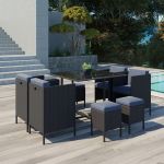 Salon De Jardin Encastrable 8 Places Gris Comparer 60 Offres