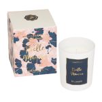DRAEGER Paris | Bougie Blanche parfumée Santal Vénitien Belle Maman | Idée Cadeau Belle Maman, Belle mère, Famille | Pot en Verre | Made in France | 100% Cire Végétale