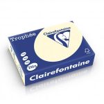 Clairefontaine 2204C - Ramette de 250 feuilles de papier Trophée ivoire, A4, 210 g/m²