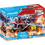Playmobil Stuntshow V&eacute;hicule et pompier 70554