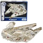 Spin Master 4D BUILD - Puzzle 3D STAR WARS - Maquette Star Wars 223 Pièces - Faucon Millenium Inspiré de la Saga - Puzzle Adulte - Jeu Construction à Collectionner - Maquette à Construire - Jeu Enfant 12 ans et +