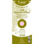 Exacompta 13435B - Etui de 100 intercalaires format 240x105 mm, en papier recyclé, coloris rose