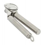 Rösle 12895 Presse-ail racloir, Acier Inoxydable 18/10, 20 cm, Grille Pliable, Argent, 20 x 3,5 x 5,5 cm