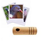 Les zapos Appeau &agrave; palombe en bois 9,5 cm