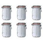 Le Parfait 6 bocaux Super en verre (1 L)
