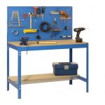 Simon Rack Simonrack Etabli 2 niv./ panneau 850 Kg L. 1210 x Ht. 1445 x P. 610 mm KIT SIMONWORK BT2 1200 BLEU - 448100045126012 - Simonwork