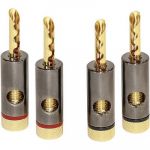 Dynavox Set de 4 Fiches bananes
