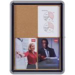 Nobo 1902562 - Vitrine d'int&eacute;rieur, fond li&egrave;ge, pour affichage de 6 feuilles A4