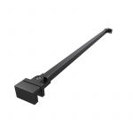 Swiss Aqua Technologies Walk-in Bras de montage pour paroi de douche 120 cm, Noir (ZAV3C)