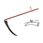 Leborgne 277650 - Faux &agrave; herbe sans talon 65 cm sans manche