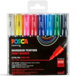 Posca Set de 8 - Pointe extra-fine conique - PC1MC