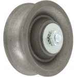 Mantion Galet fonte pour rail rond 20 mm diamètre galet 102 mm force 150 kg