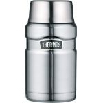 Thermos Stainless King Récipient Alimentaire Isotherme en Acier Inoxydable, Acier Inoxydable, Acier Inoxydable Mat, 0,71 Liter