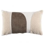 HOME DECO FACTORY, TX0046, Coussin Beige et Crème 30x50 cm - Design élégant et Moderne, Confort Optimal, Facile à Entretenir, Polyvalent pour Salon, Chambre ou extérieur - 30x50 cm, Beige et Crème
