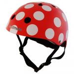 Kiddimoto Casque de vélo Red Dotty