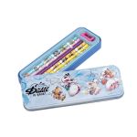 Plumier Diddl en métal avec 6 crayons de couleurs - Diddl et ses amis