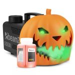 Beamz Citrouille Halloween Fumante - Pack Décoration Extérieur - avec Rires Diaboliques - Nouveau et Original