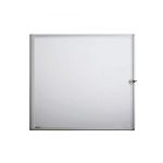 Maul 68206-08 - Vitrine d'affichage extra-plate, pour 6 feuilles A4, cadre aluminium anodisé