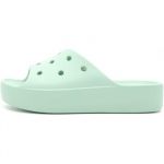 Crocs Claquettes Classic Platform Slide vert femme - 41-42