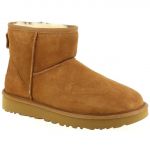 UGG australia UGG Femme Classic Mini Bottes Sans fermeture, Noisette, 39 EU