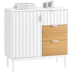 Sobuy FSB91-WN Meuble Chaussures, Meuble Entrée, Commode, Armoire de Rangement, Buffet Multifonctionnel pour Entrée, Salon et Cuisine, Meuble de Rangement